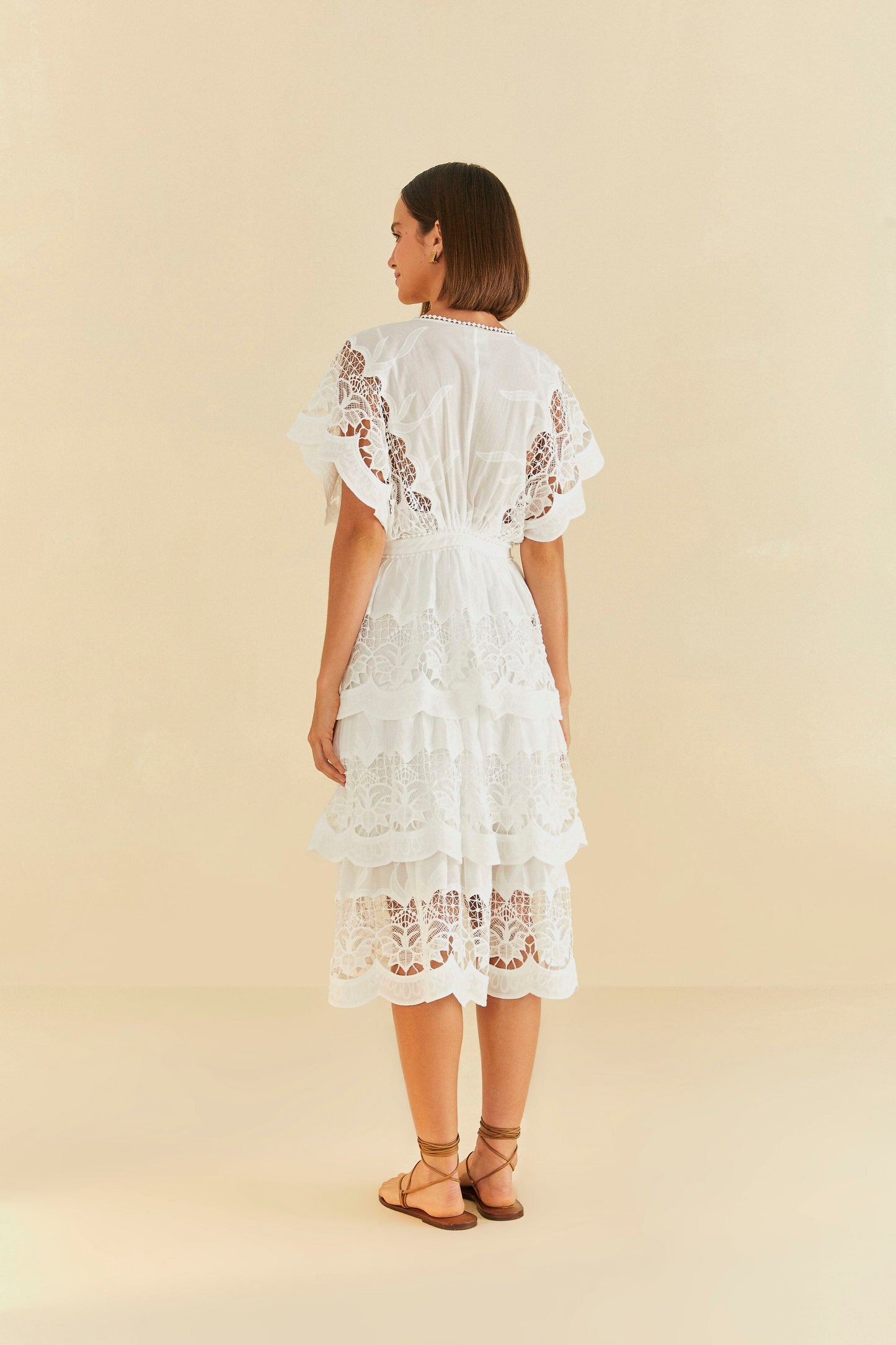 Off-White Richelieu Midi Dress