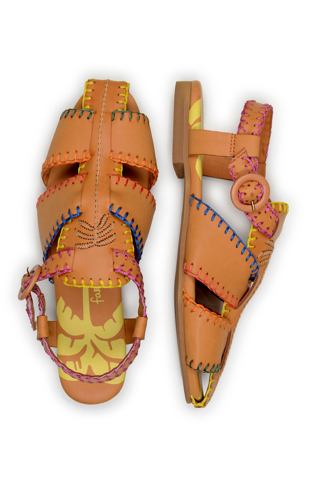 Caramel Palm Tree Sandal