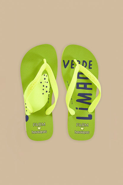 Green Lime Havaiana Sandals