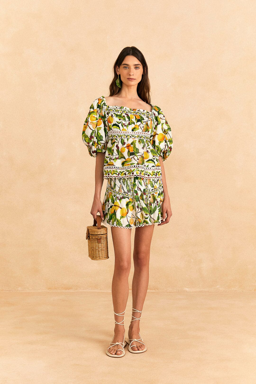 Off-White Fruit Orchard Mini Skirt