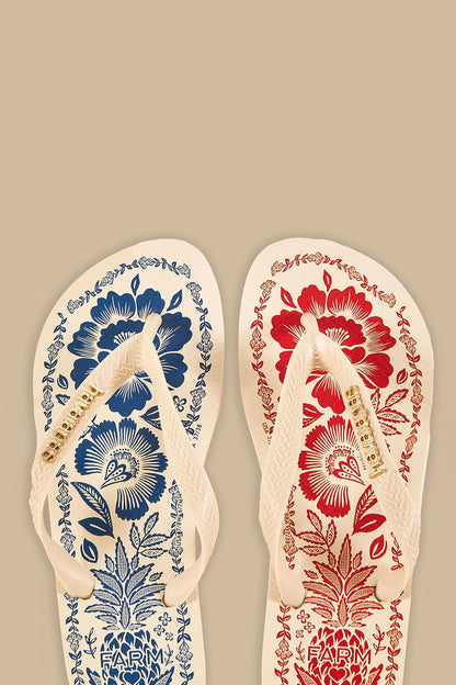 Mixed Pineapple Garden Havaiana Sandals