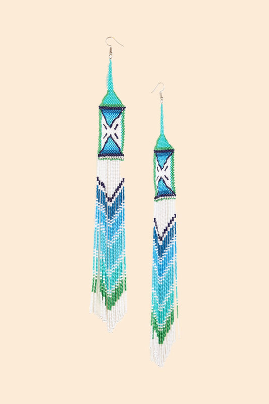 Yawanawa Maxi Beaded Earrings