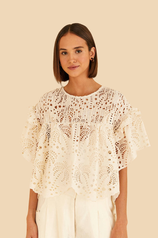 Off-White Palm Tree Richilier Blouse