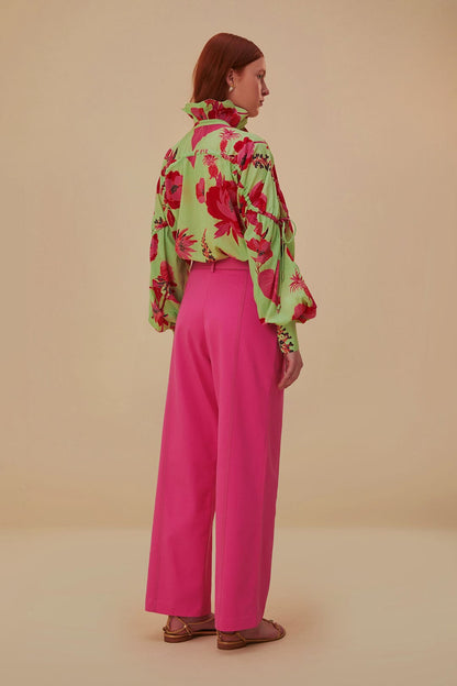 Pink Wide Pants