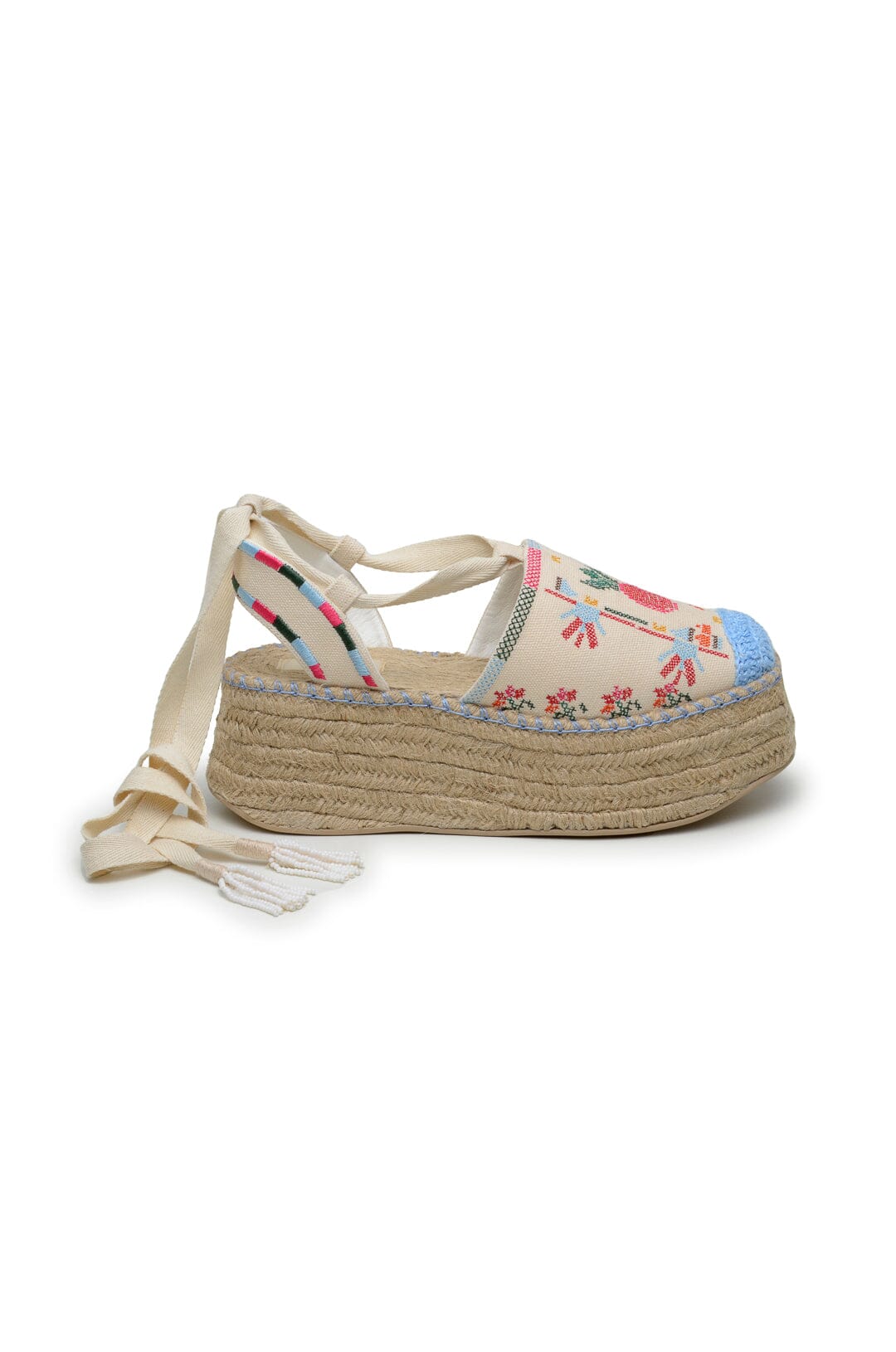 Off White Paradise Espadrille Platform Sandal