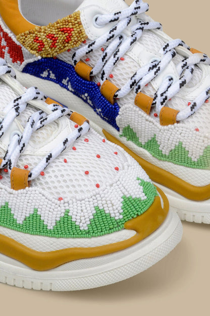 Multicolor Beaded Apolo Sneaker