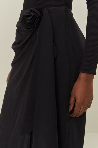 Black Midi Skirt