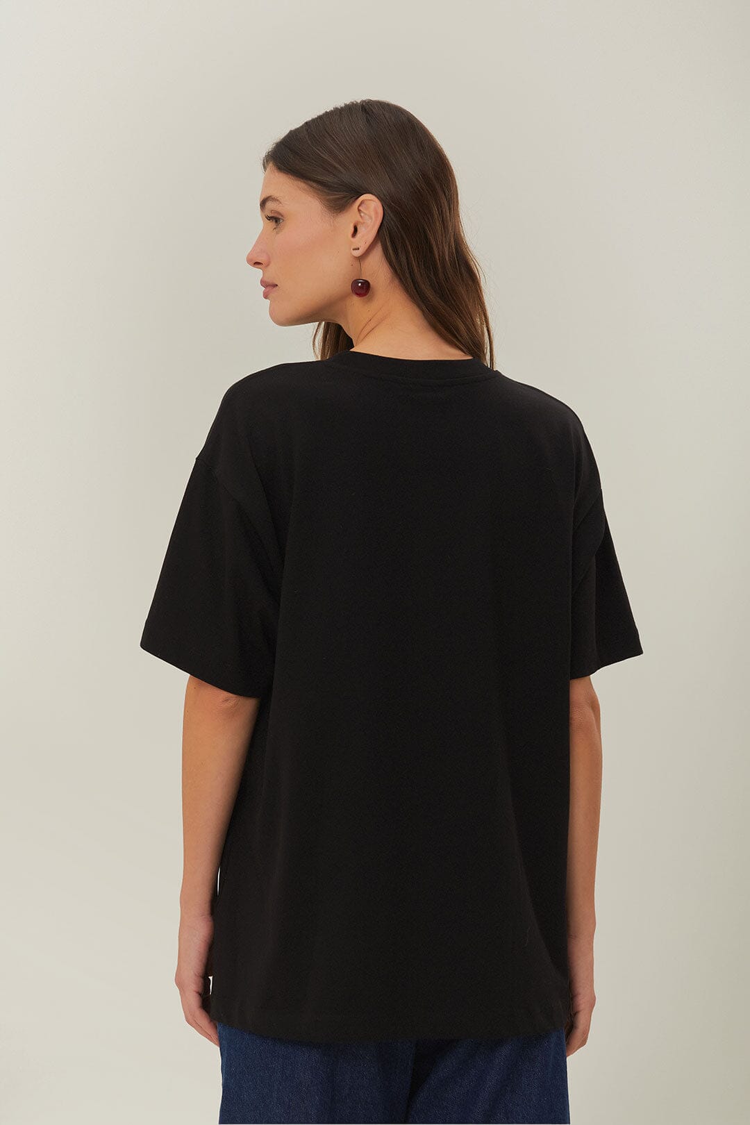 Black Rio Organic Cotton Relaxed T-Shirt