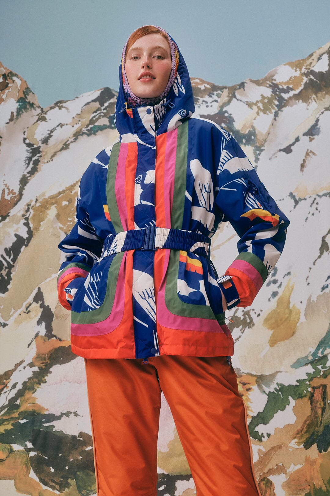 Blue Toucans Ski Jacket