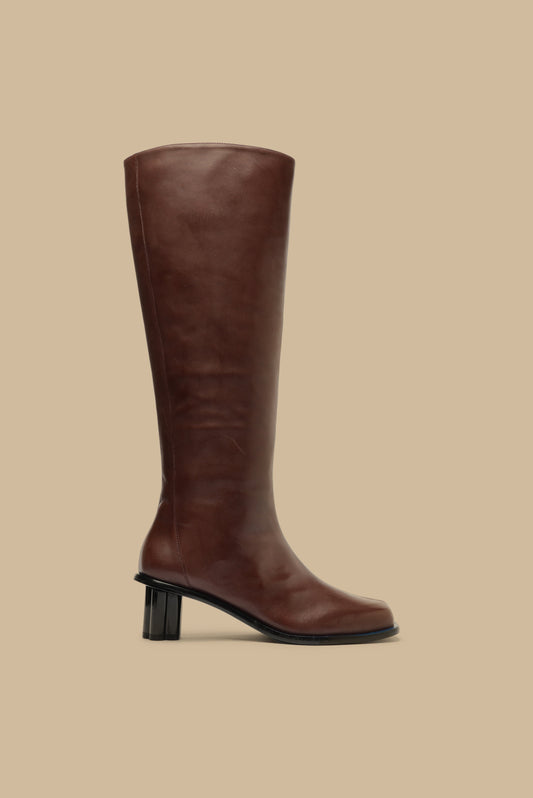 Knee High Square Toe Boot